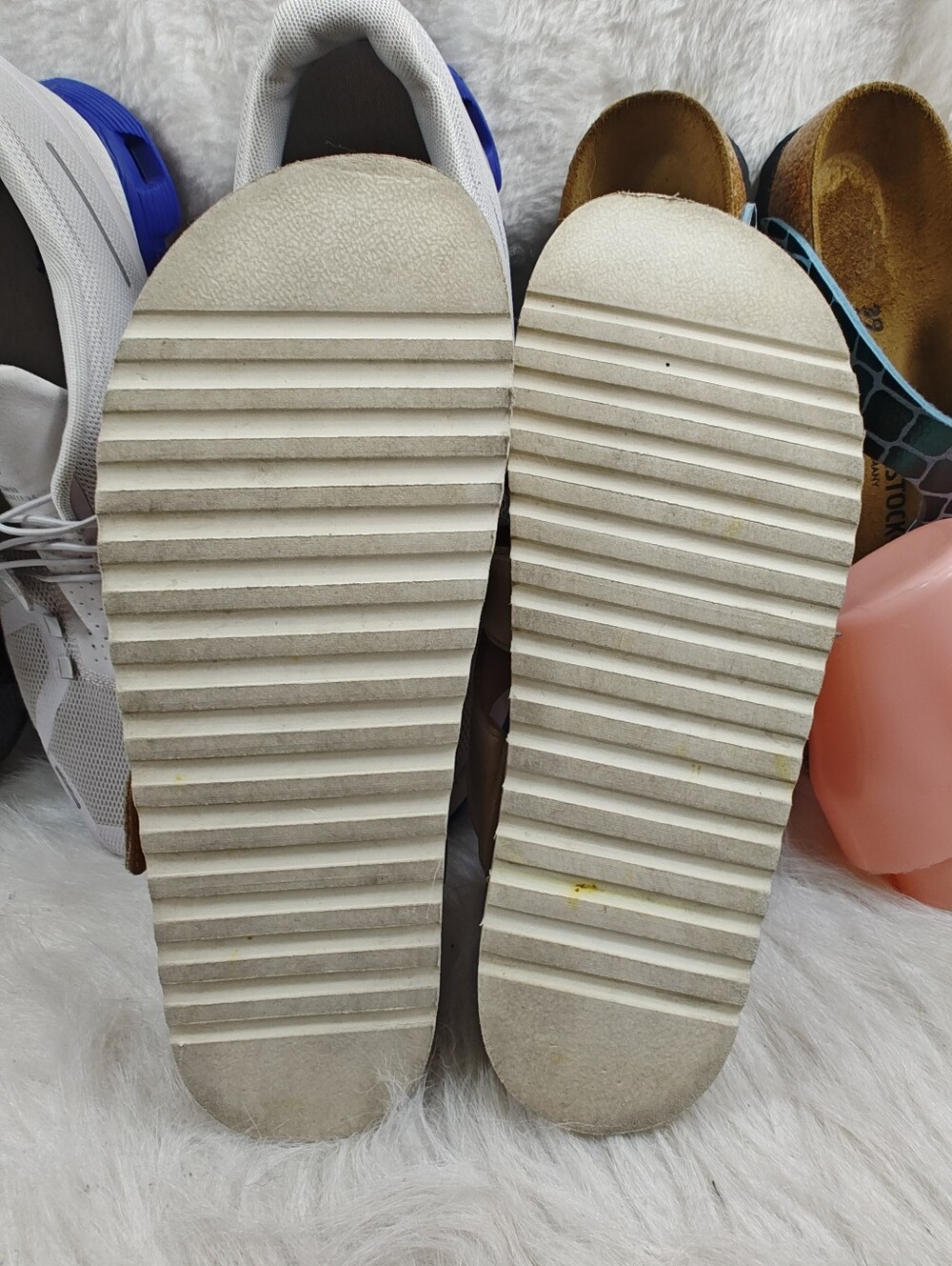 Taos Magnificent Tan Leather Thong Sandals Adjustable Footbed Women EU 40 US 9 - Picture 11 of 11